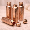 Hammered Pure Copper Water Bottle