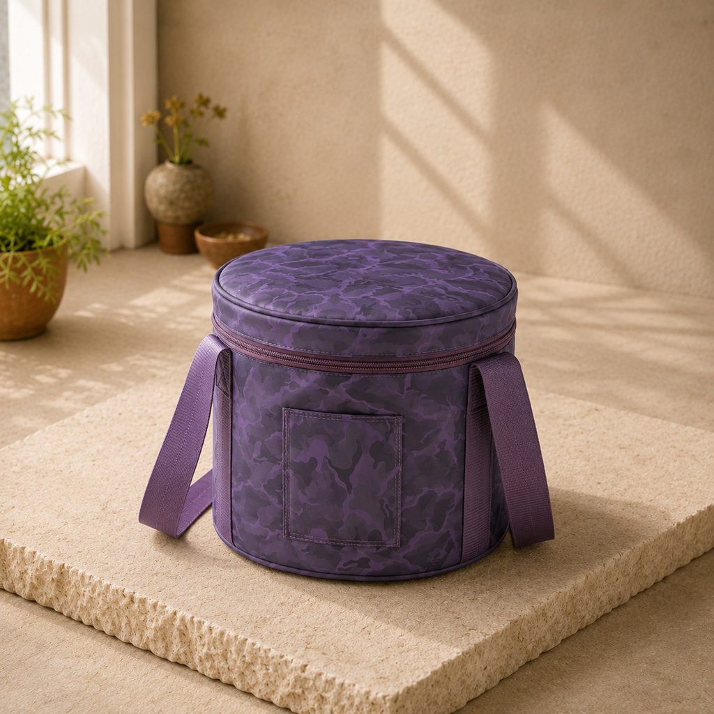 Padded Crystal Singing Bowl Carrying Bag