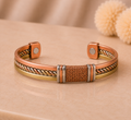 Heritage Magnetic Mesh Copper Cuff