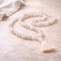 Crystal Mala Bead Necklace