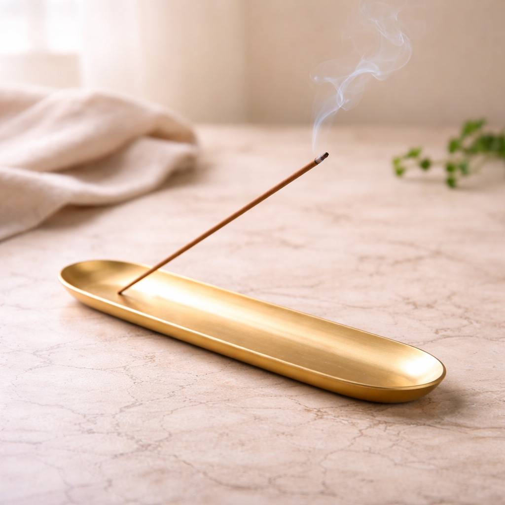 Gold Incense Holder
