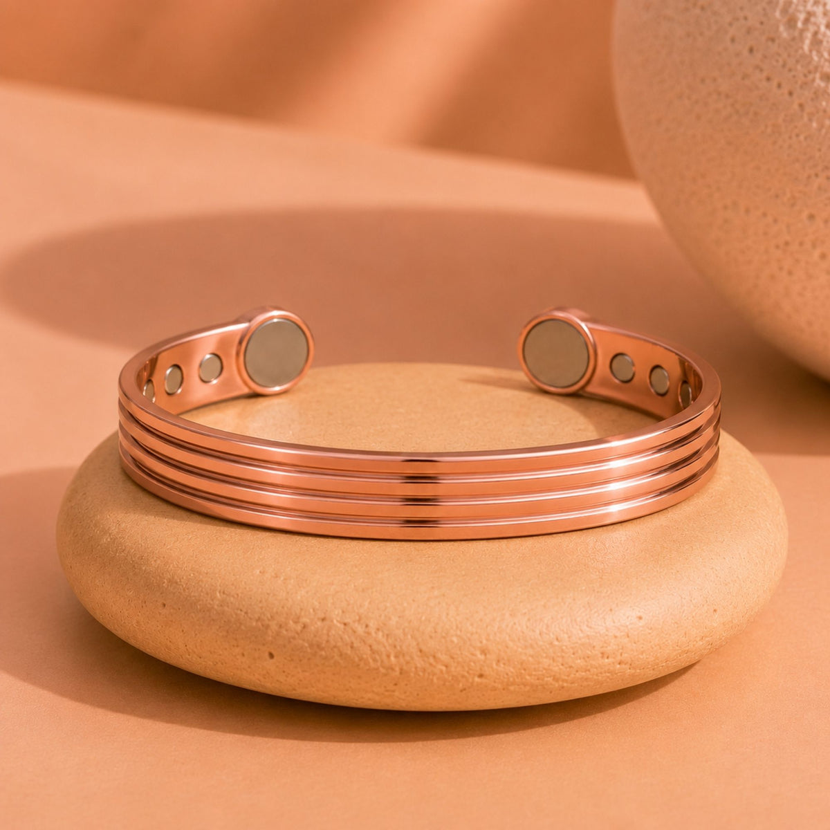 Magnetic Pure Copper Cuff Big Magnet
