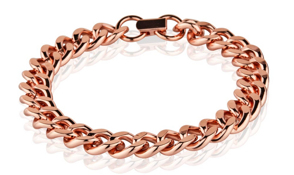 Pure Copper Cuban Heavy Link Bracelet