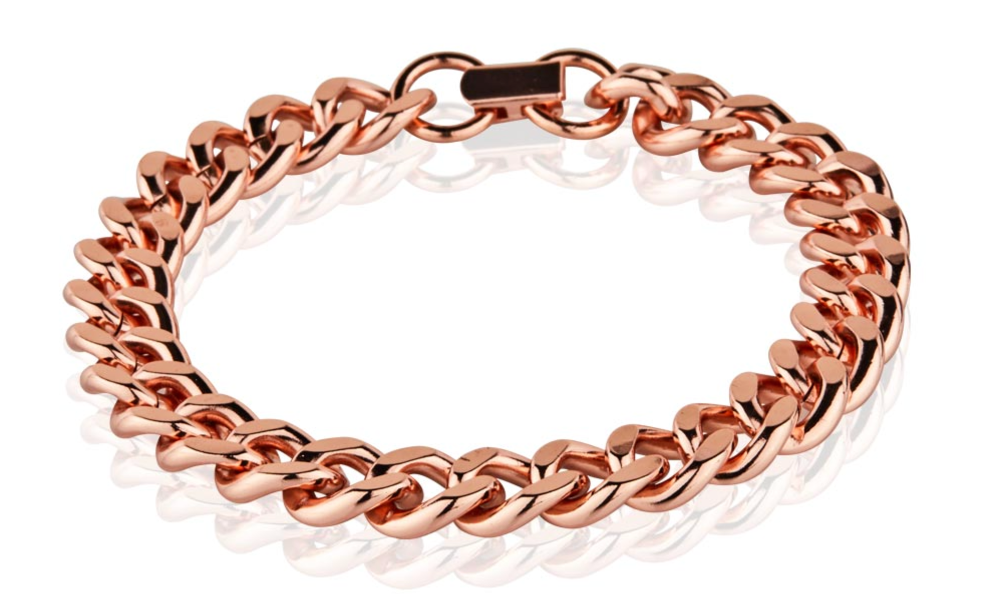 Pure Copper Cuban Heavy Link Bracelet