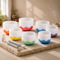 Chakra Crystal Singing Bowls Set of 7