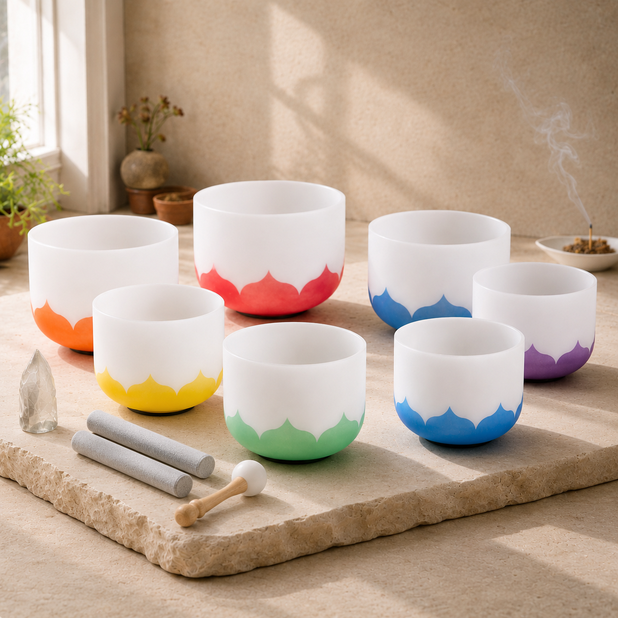 Root Chakra Crystal Singing Bowl