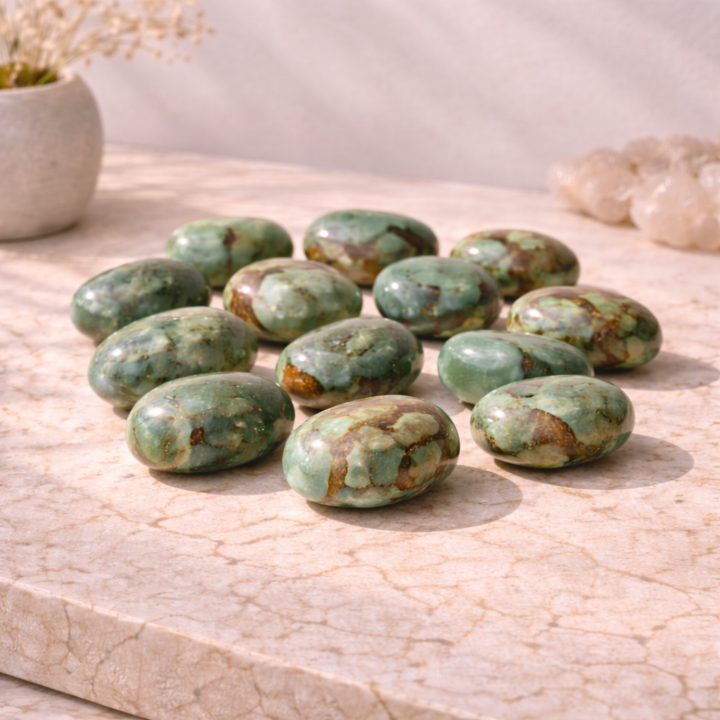 Green Turquoise Tumble