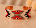 Desert Heritage Pure Copper Beaded Cuff