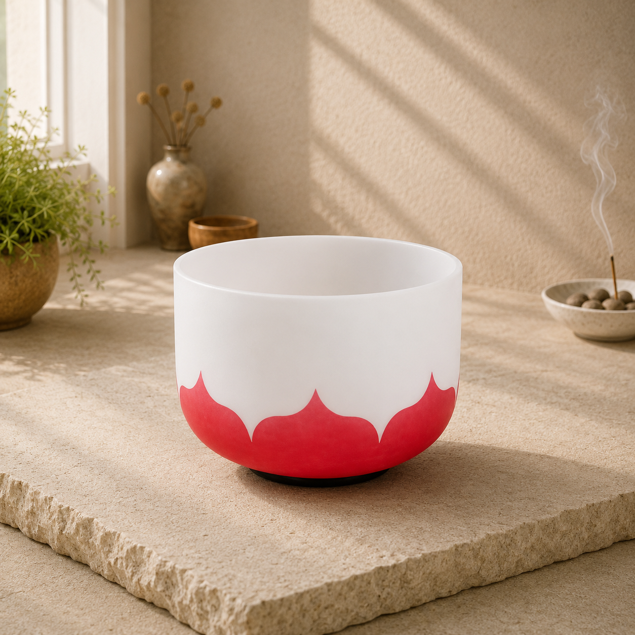 Root Chakra Crystal Singing Bowl