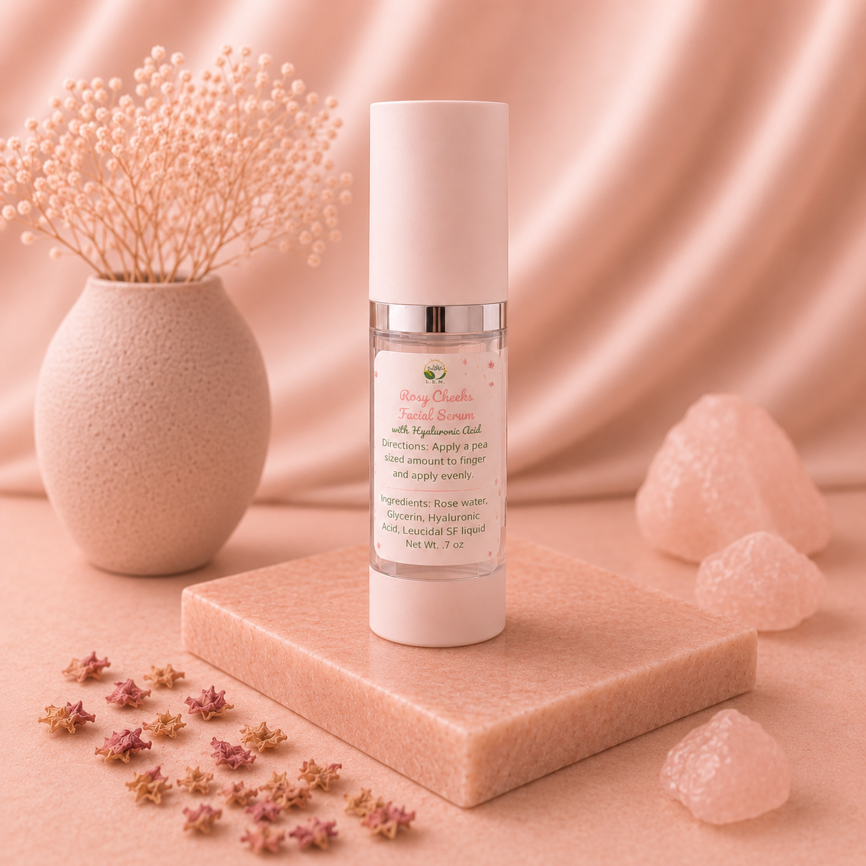 Rosy Cheeks - Hyaluronic Acid Serum with Rose Water