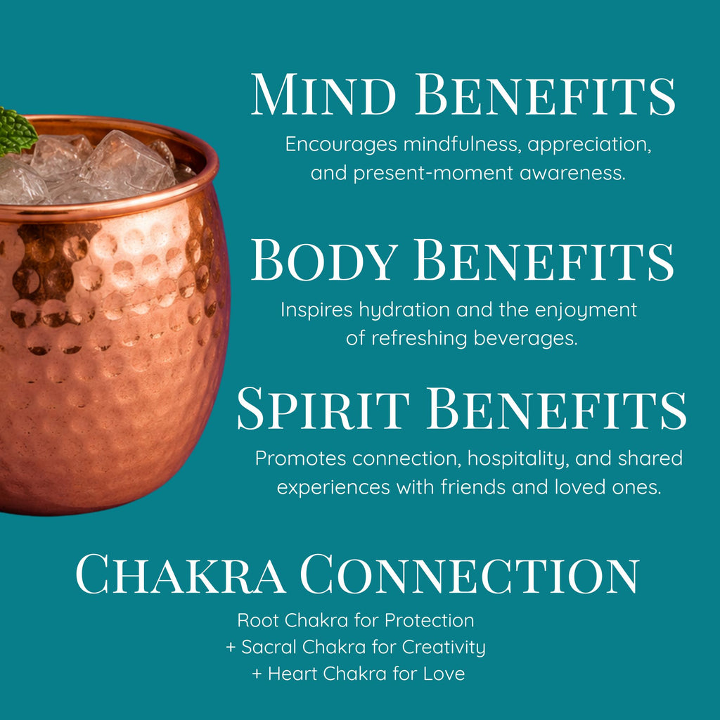 Handmade Pure Copper Moscow Mule Mug - Round