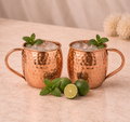 Handmade Pure Copper Moscow Mule Mug - Round