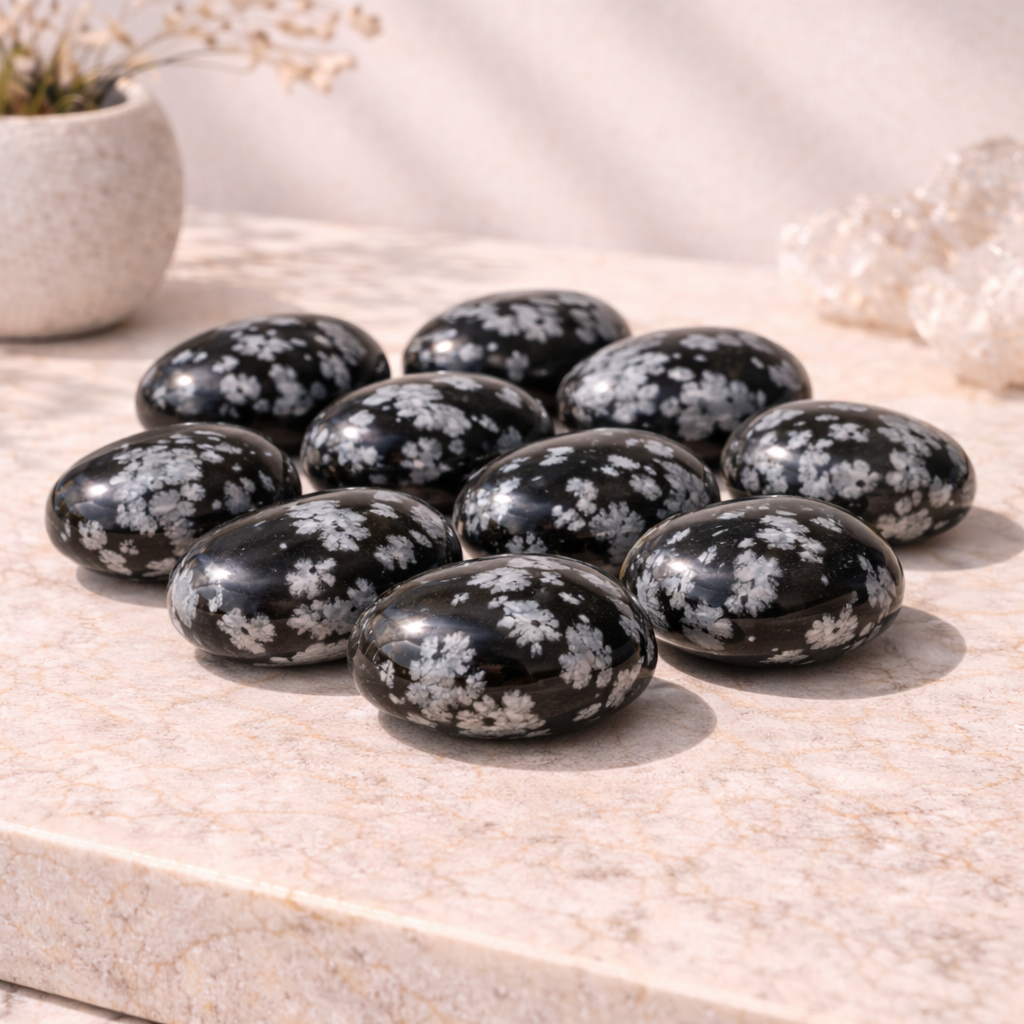 Snowflake Obsidian Tumble