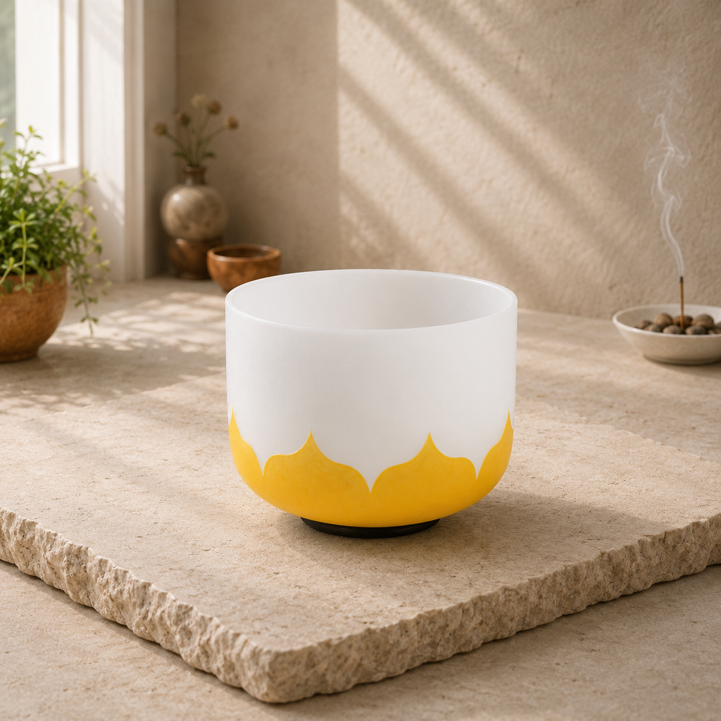 Solar Chakra Crystal Singing Bowl