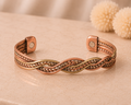 Infinity Magnetic Tri-Tone Copper Cuff