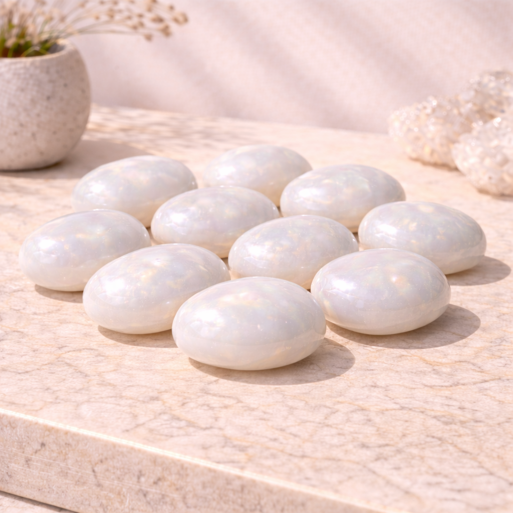 White Opal Tumble