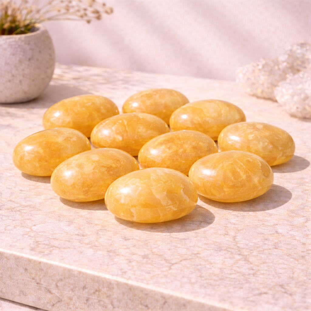 Yellow Calcite Tumble